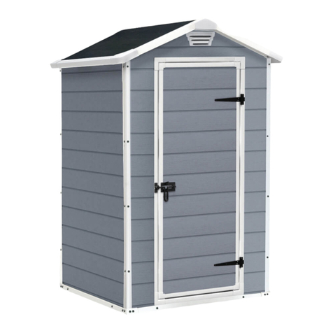 Keter MANOR 4x3 User manual Keter MANOR 4x3 User manual
