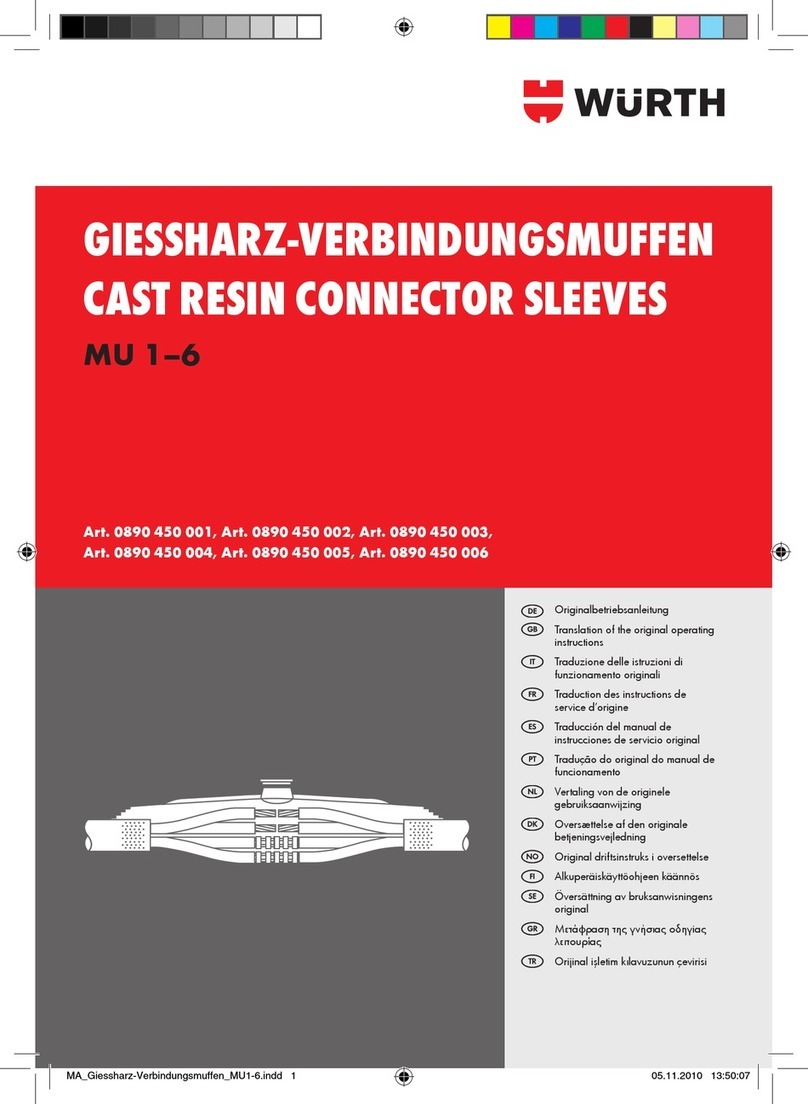 Würth MU 1 Translation of the original operating instructions