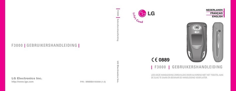 LG F3000 -  Cell Phone 31 MB User manual