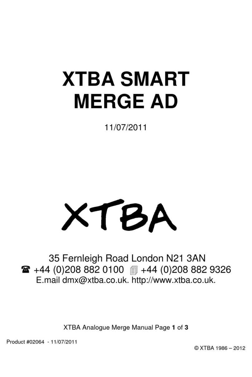 XTBA SMART MERGE AD manual