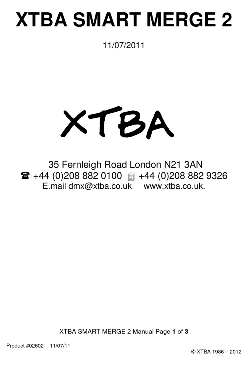 XTBA SMART MERGE 2 manual