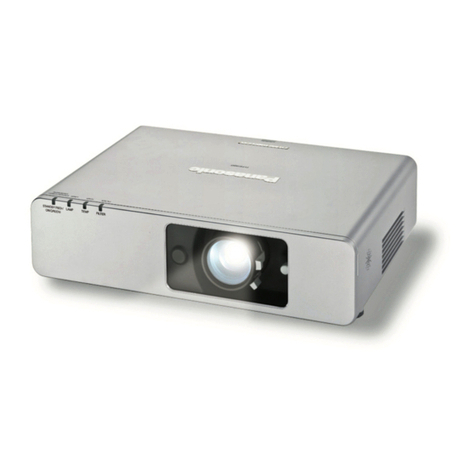 Panasonic PTFW100NTU - LCD PROJEC. WIRELESS Service manual