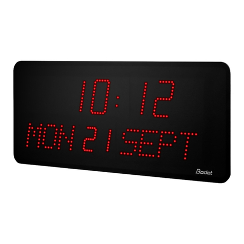 Bodet Style 5 Seconde User manual