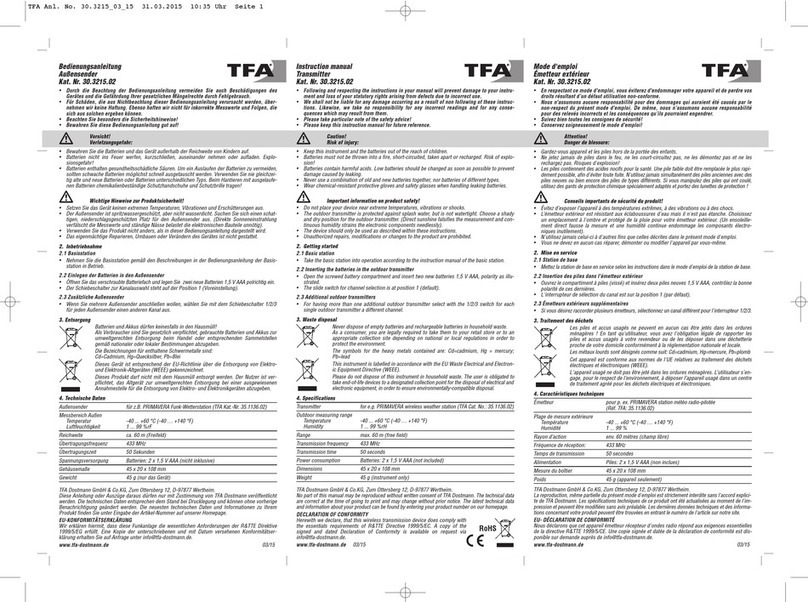 TFA 30.3215.02 instruction manual