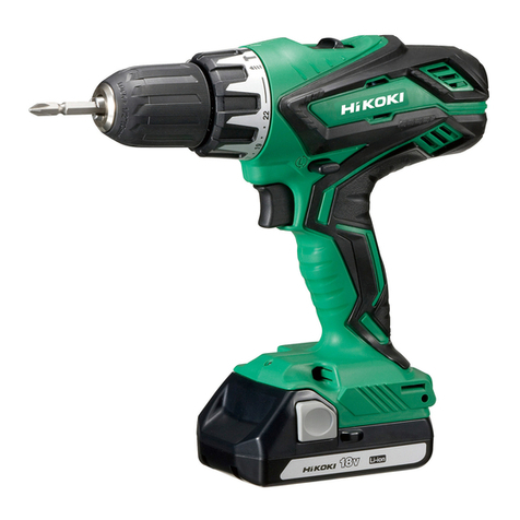 HIKOKI DV 18DGAL User manual