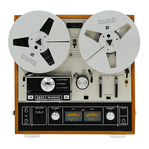 Akai X-201D Operator's manual