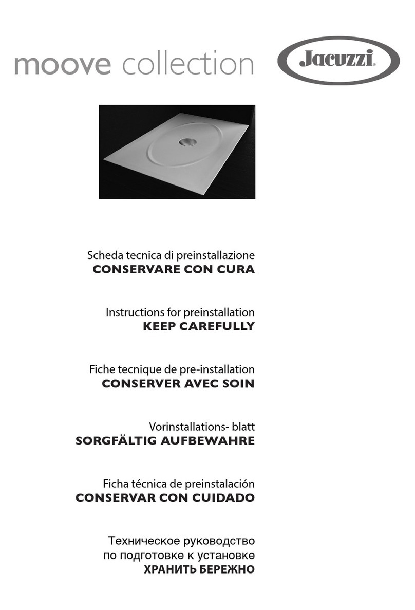 Jacuzzi Moove 90x70 User manual