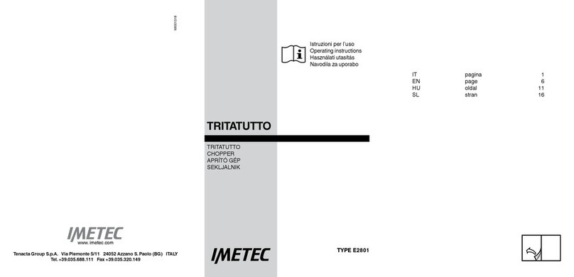 Imetec E2801 User manual Imetec E2801 User manual