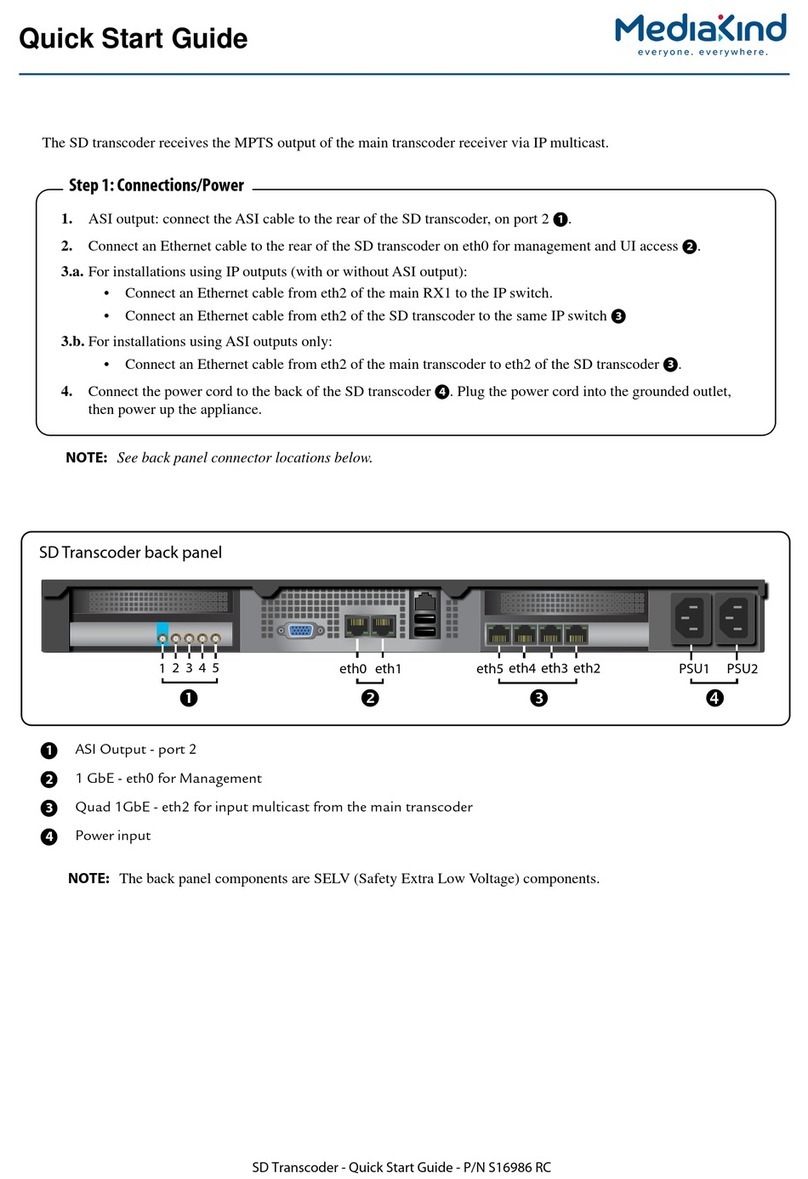 MediaKind MPTS quick start guide