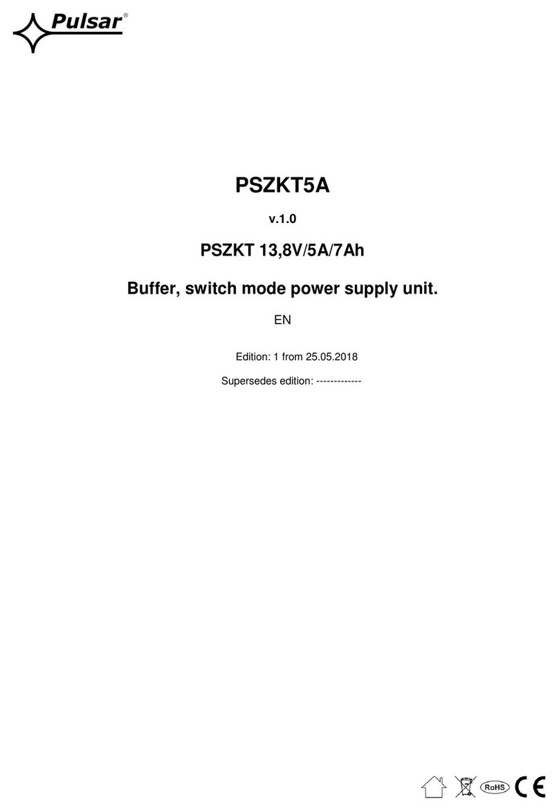 Pulsar PSZKT5A User manual