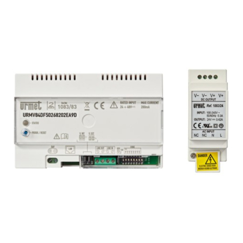 urmet domus 1083 Installation and operation manual