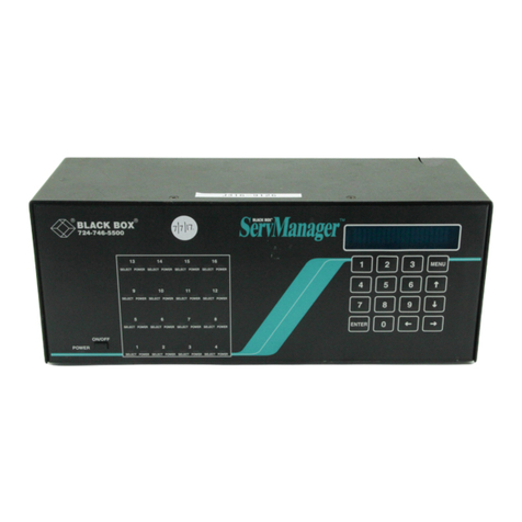 Black Box ServManager SW995A-R2 User manual