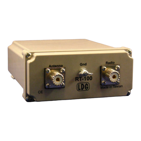 LDG RT-100 Operation manual