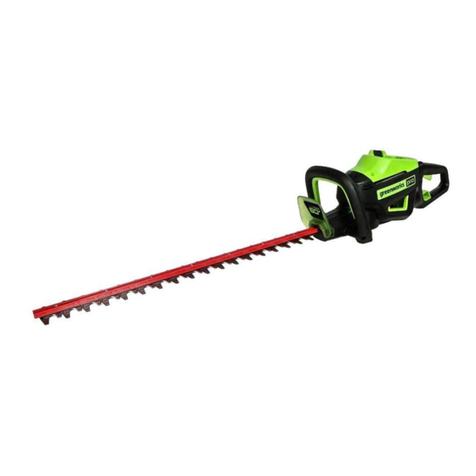 GreenWorks Pro HT60L211 Operator's manual