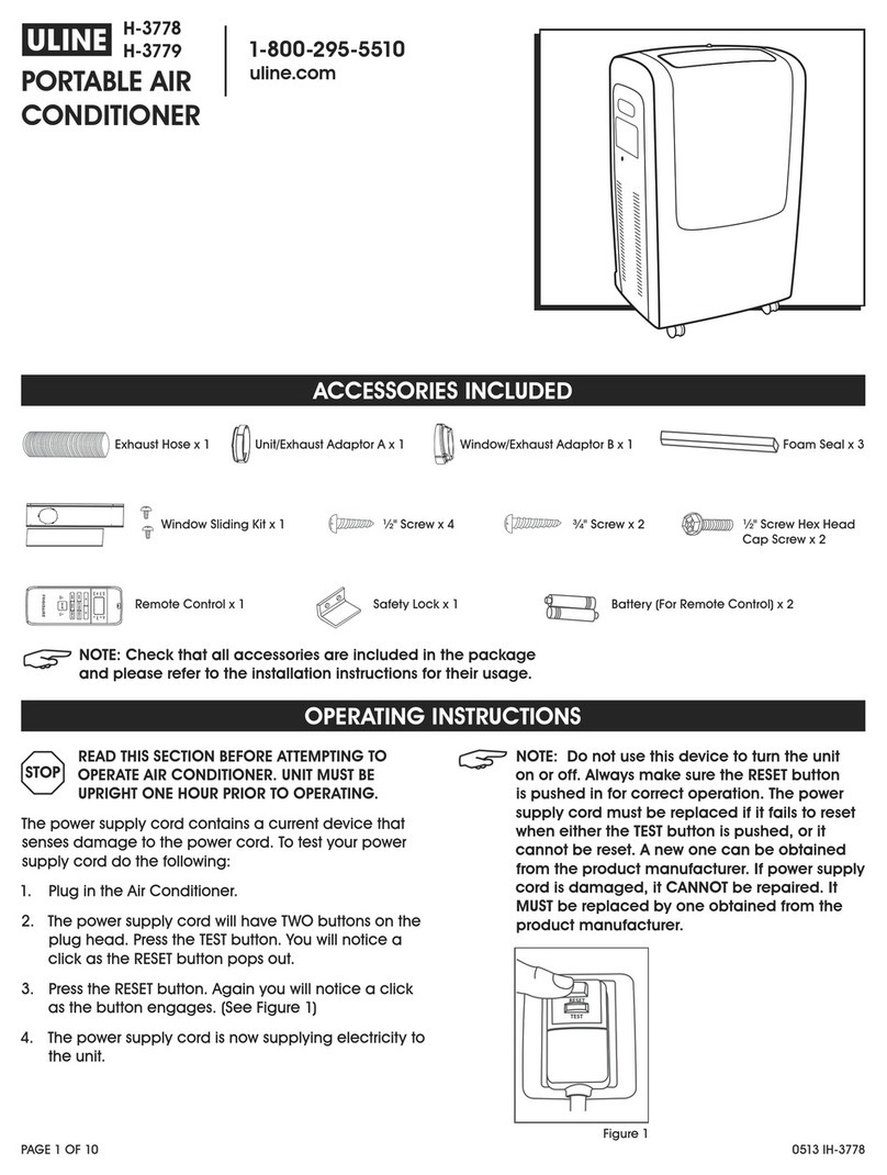 U-Line H-3778 User manual