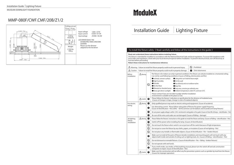 Modulex MMP-080F User manual