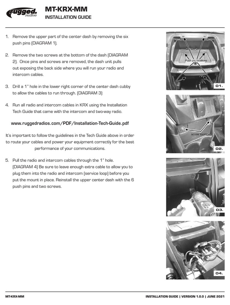 Rugged Radios MT-KRX-MM User manual