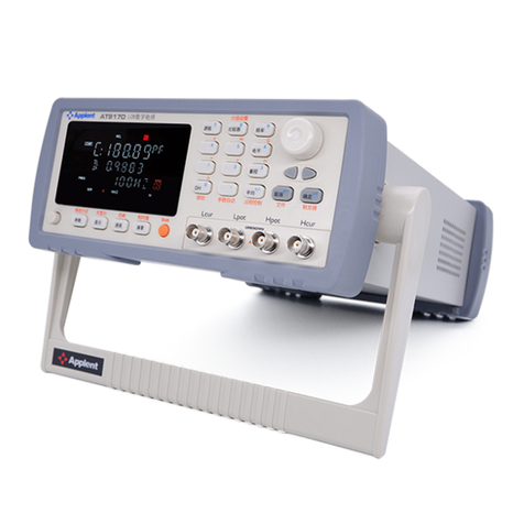 Applent Instruments Anbai AT8612 User manual