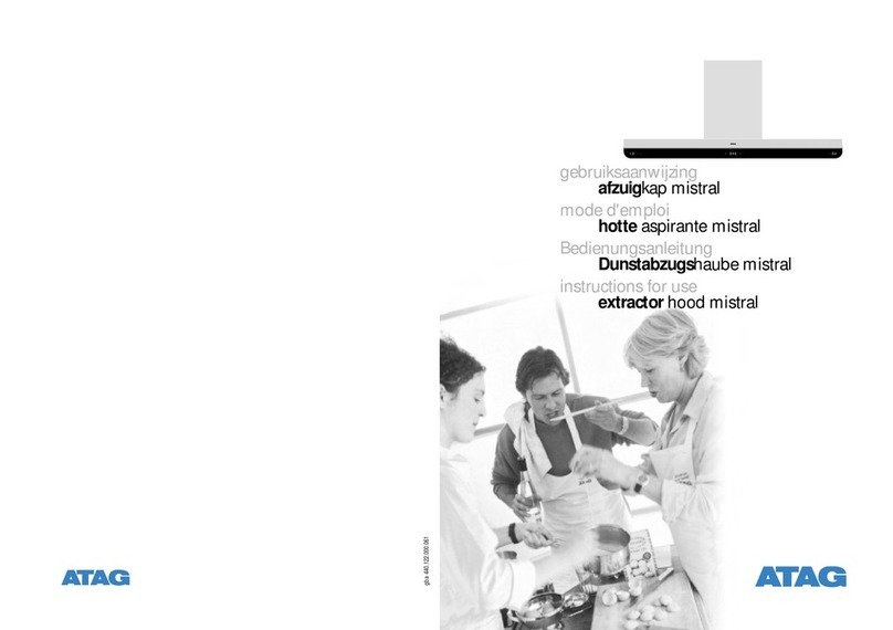 Atag mistral User manual