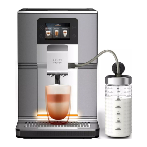 Krups EA875 INTUITION PREFERENCE User manual