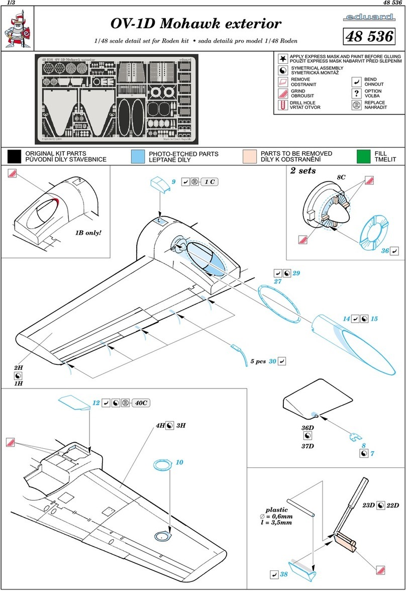 Eduard OV-1D Mohawk exterior quick start guide