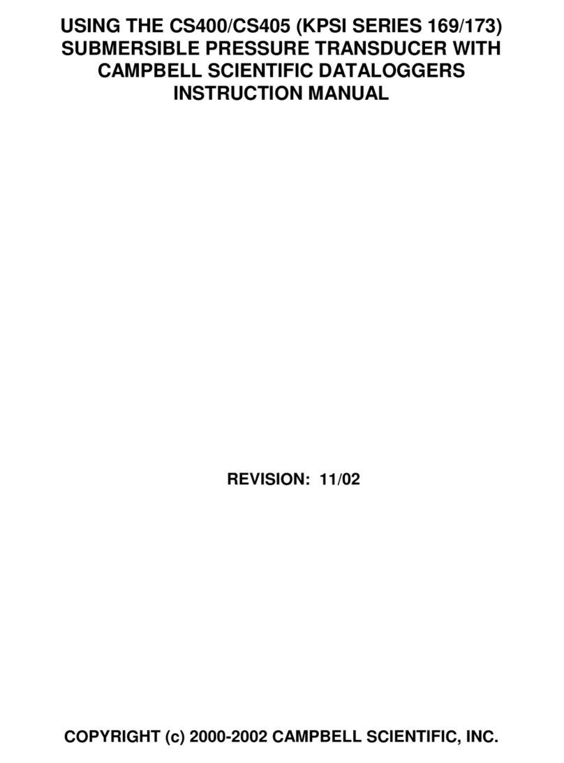Campbell KPSI Series instruction manual
