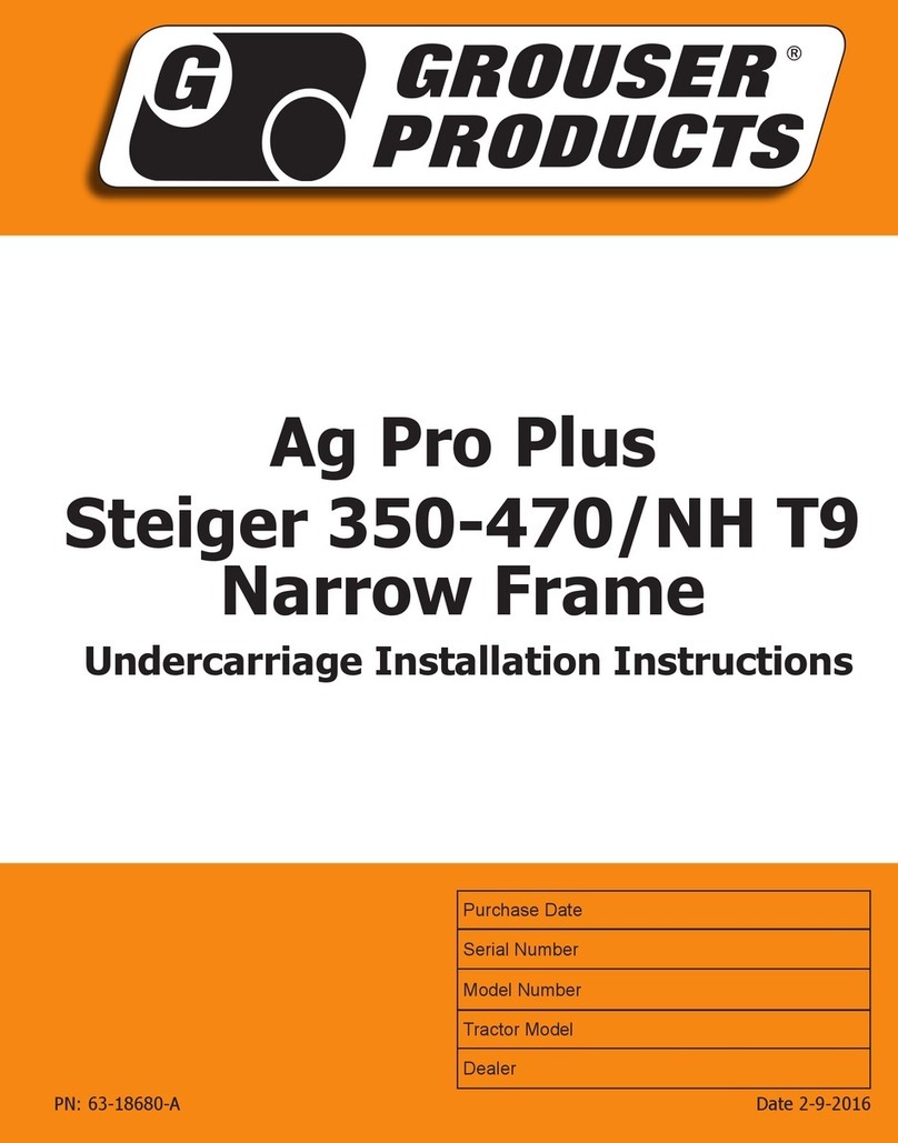 Grouser Products Ag Pro Plus installation instructions Grouser Products Ag Pro Plus installation instructions