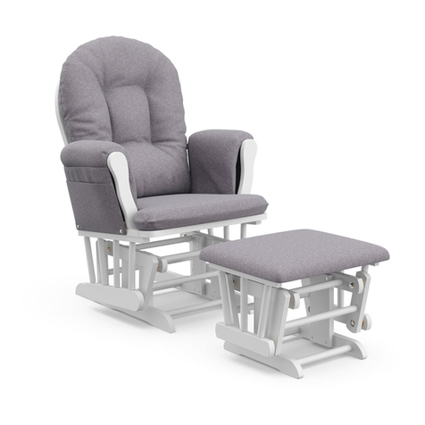 Storkcraft Glider and Ottoman 06550-4-RM Series manual Storkcraft Glider and Ottoman 06550-4-RM Series manual