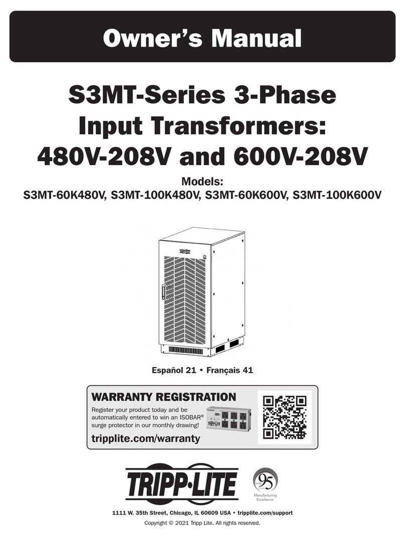 Tripp Lite S3MT-Series User manual