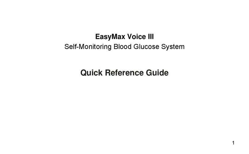 EPS Bio Technology EasyMax Voice III Quick reference guide
