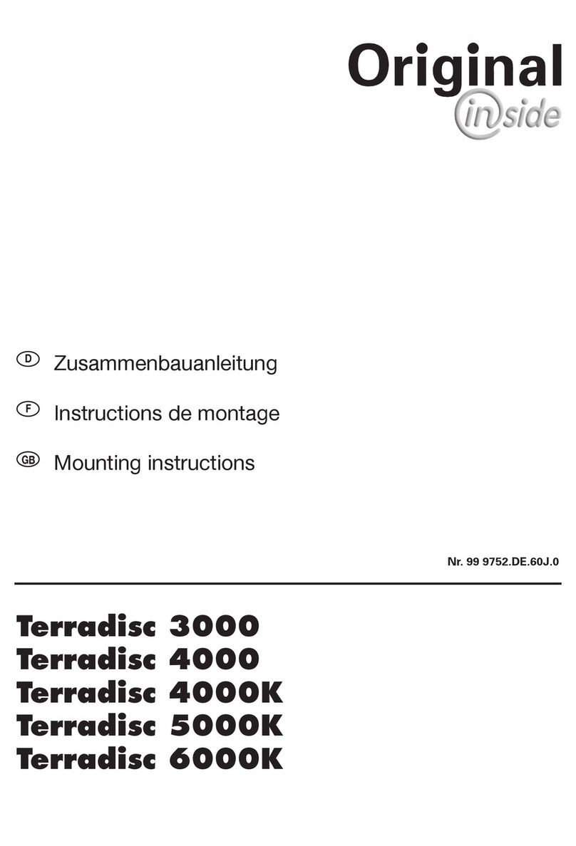 Trejon Terradisc 3000 Mounting instructions