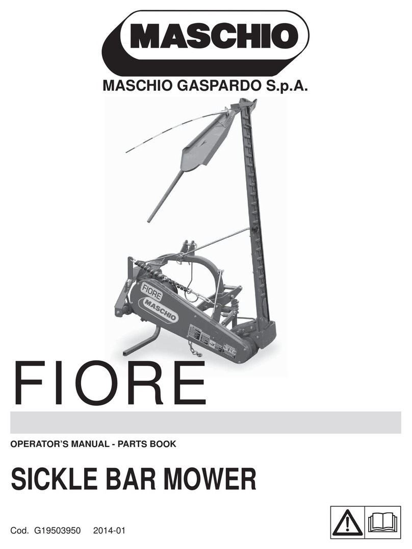 Maschio FIORE Operator's manual / parts book