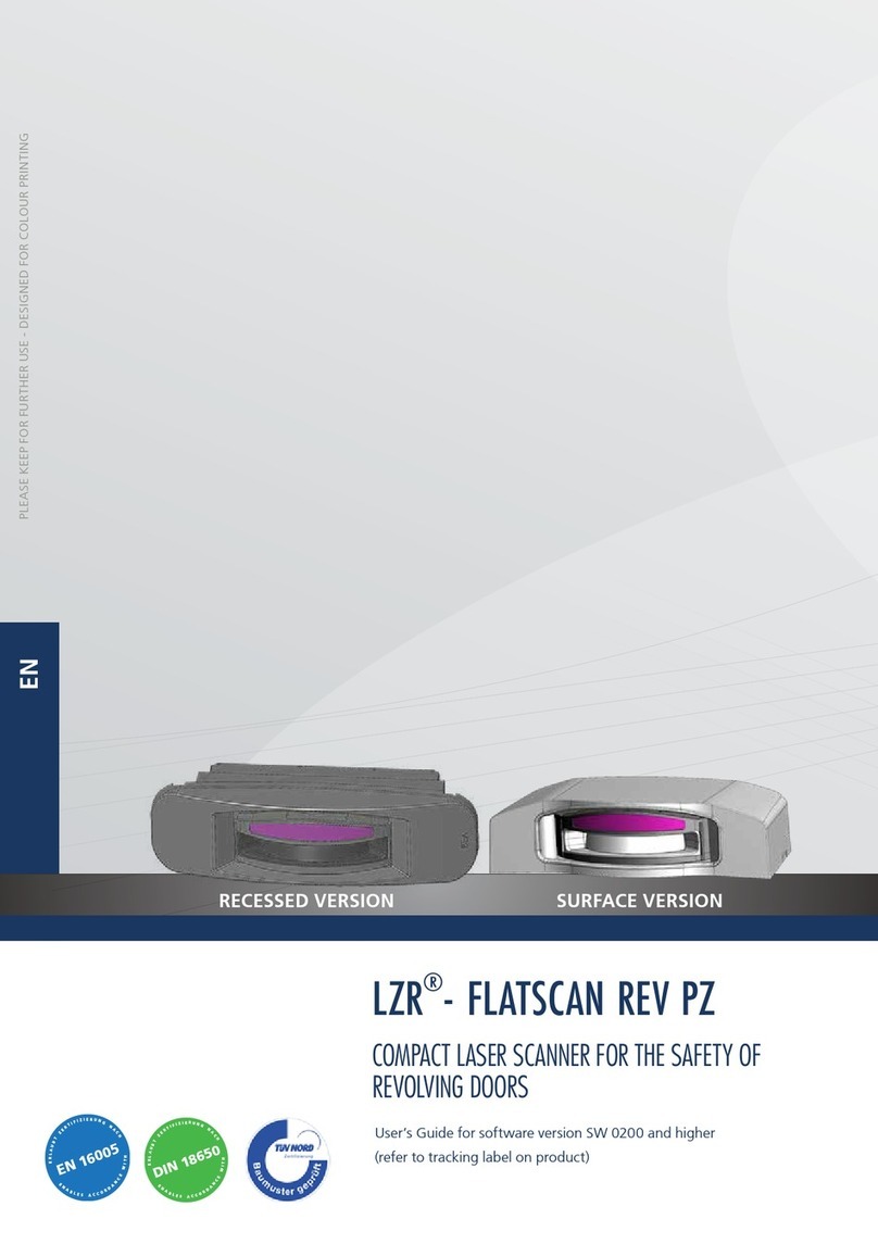 LZR FLATSCAN REV PZ user guide
