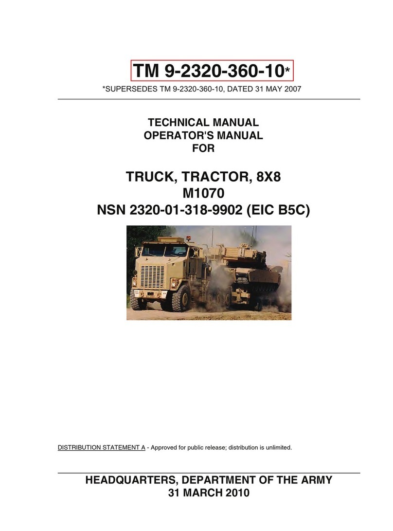 Oshkosh M1070 Operator's manual