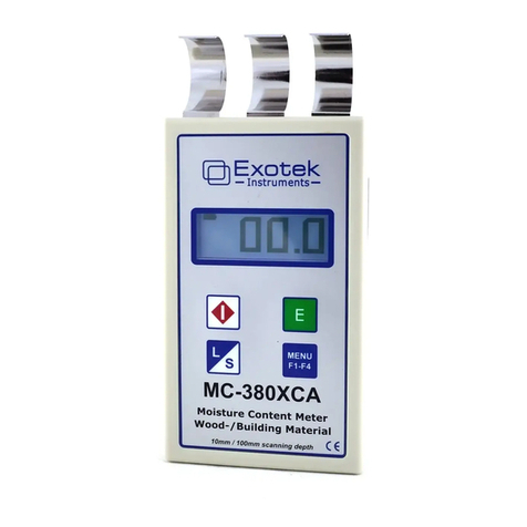 Exotek Instruments MC-380XCA user manual