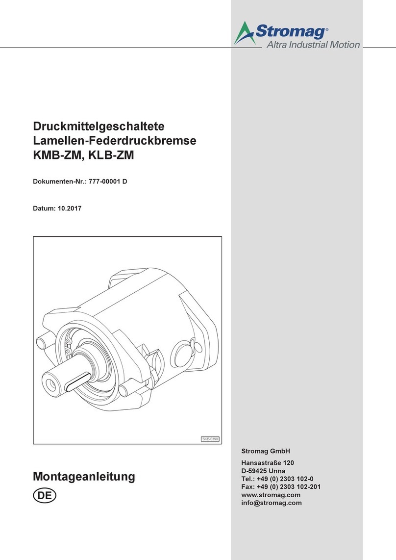 Stromag KMB-ZM Mounting instructions