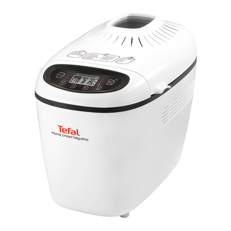 TEFAL BREAD and BAGUETTINES User manual