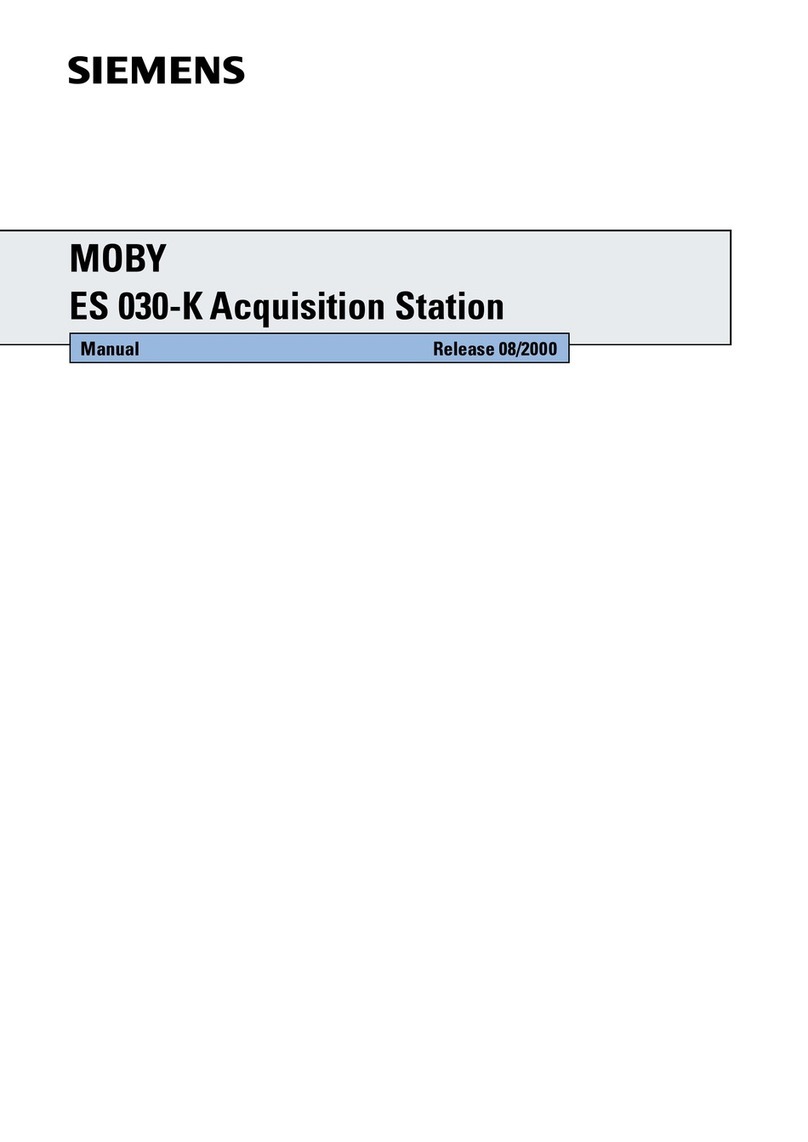 Siemens MOBY ES030-K User manual