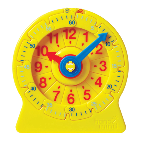 hand2mind Number Line Clock Activity guide