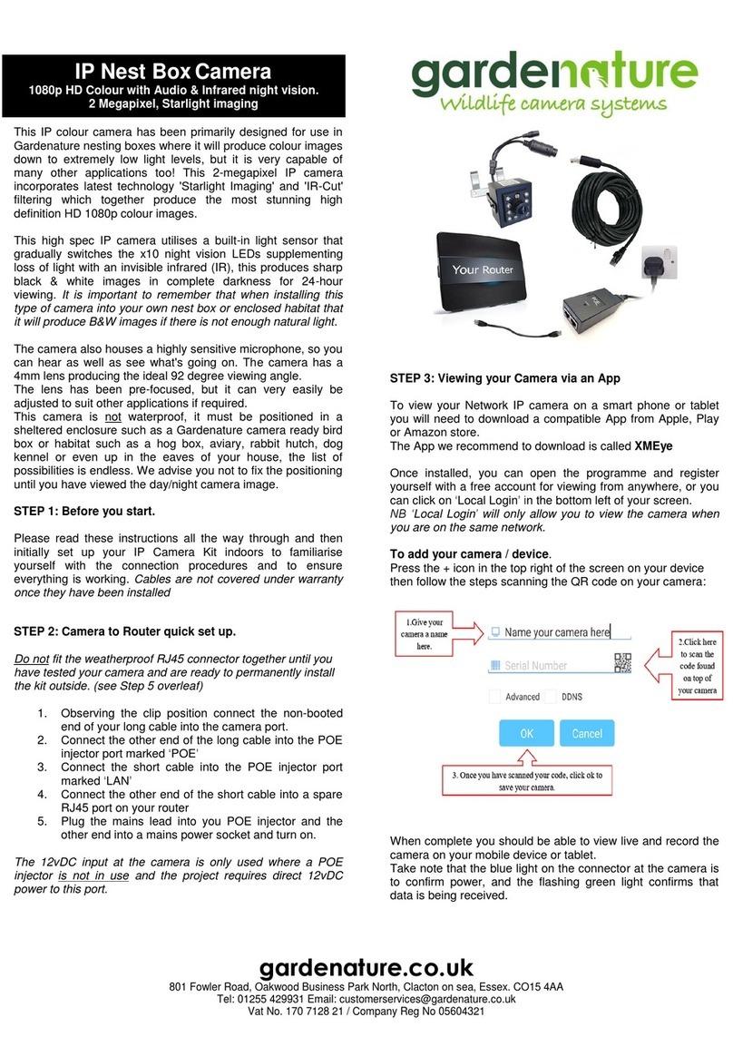 Gardenature IP Nest User manual