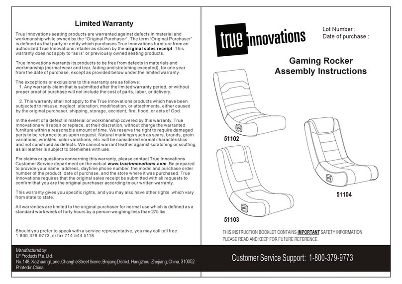 True Innovations 51102 User manual
