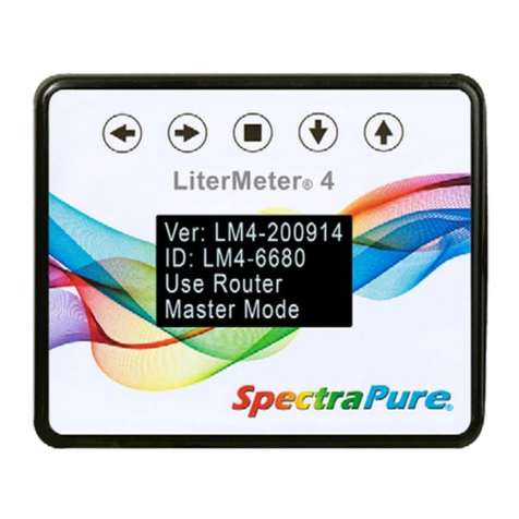 SpectraPure LiterMeter 4 Installation and operating manual SpectraPure LiterMeter 4 Installation and operating manual