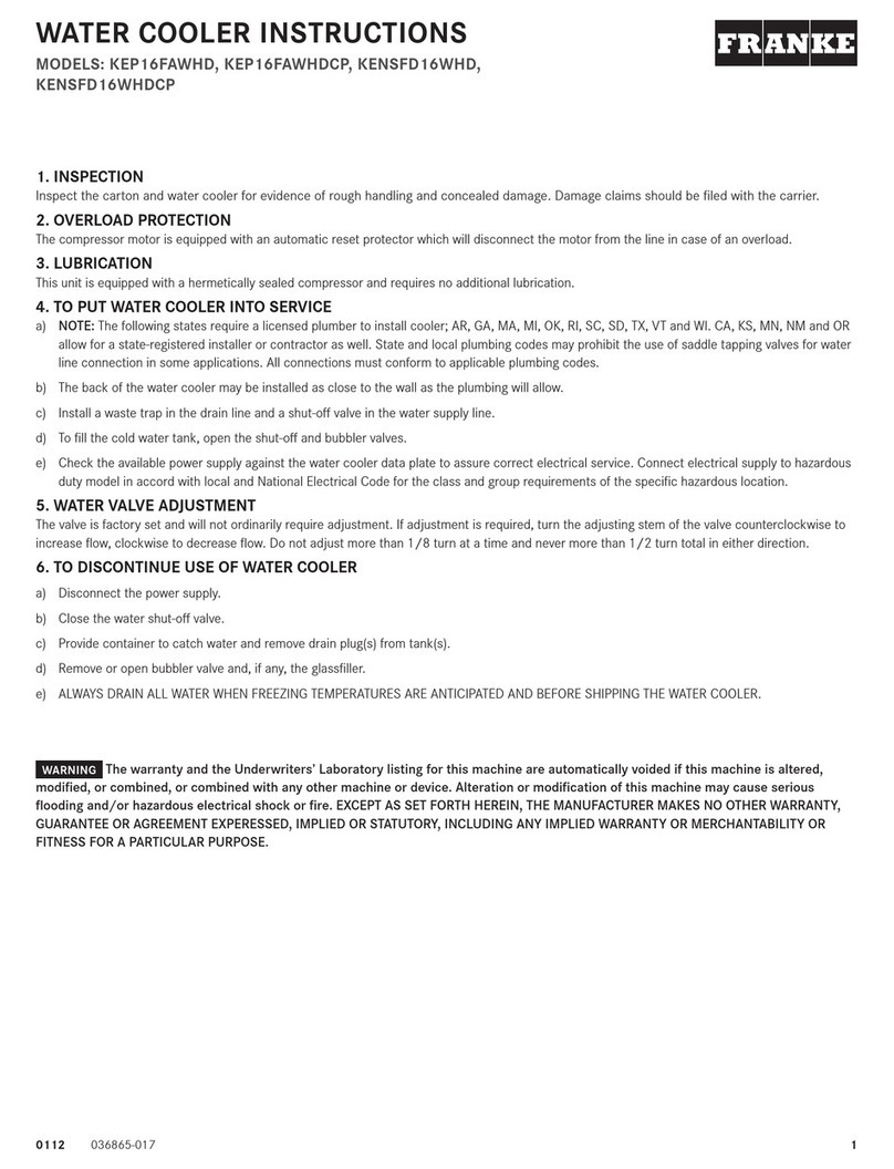 Franke KEP16FAWHD instructions