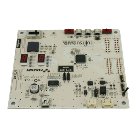Fujitsu F2MC-16FX QFP-100P Operation manual Fujitsu F2MC-16FX QFP-100P Operation manual