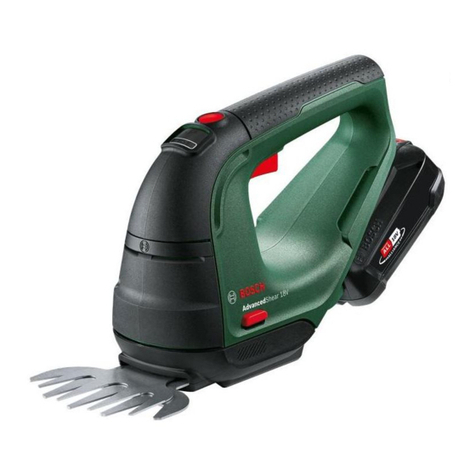 Bosch AdvancedShear 18V-10 operating instructions