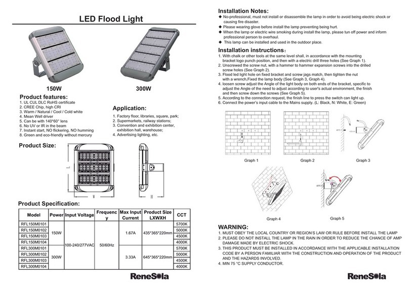 ReneSola RFL150M0101 quick guide ReneSola RFL150M0101 quick guide