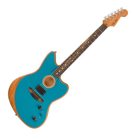 Fender Americal Acoustasonic Jazzmaster Series User manual