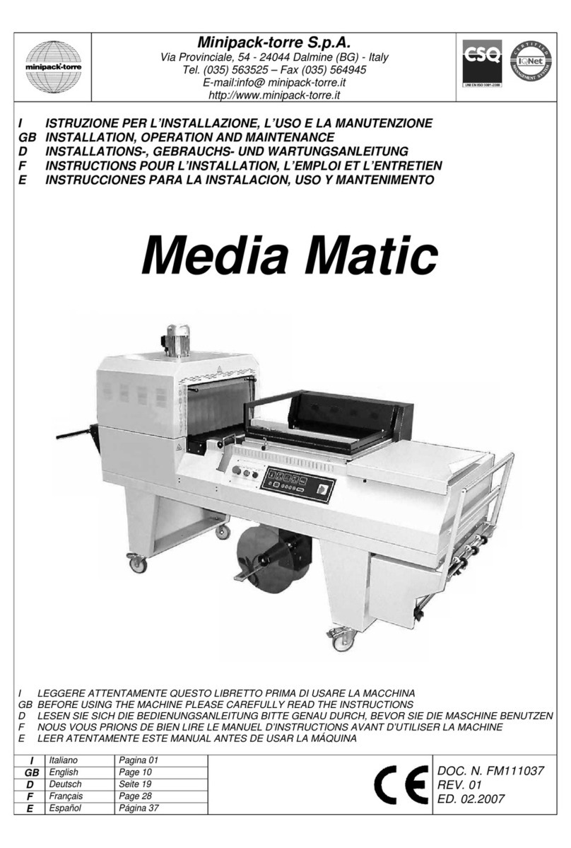 Minipack-Torre Media Matic Owner's manual