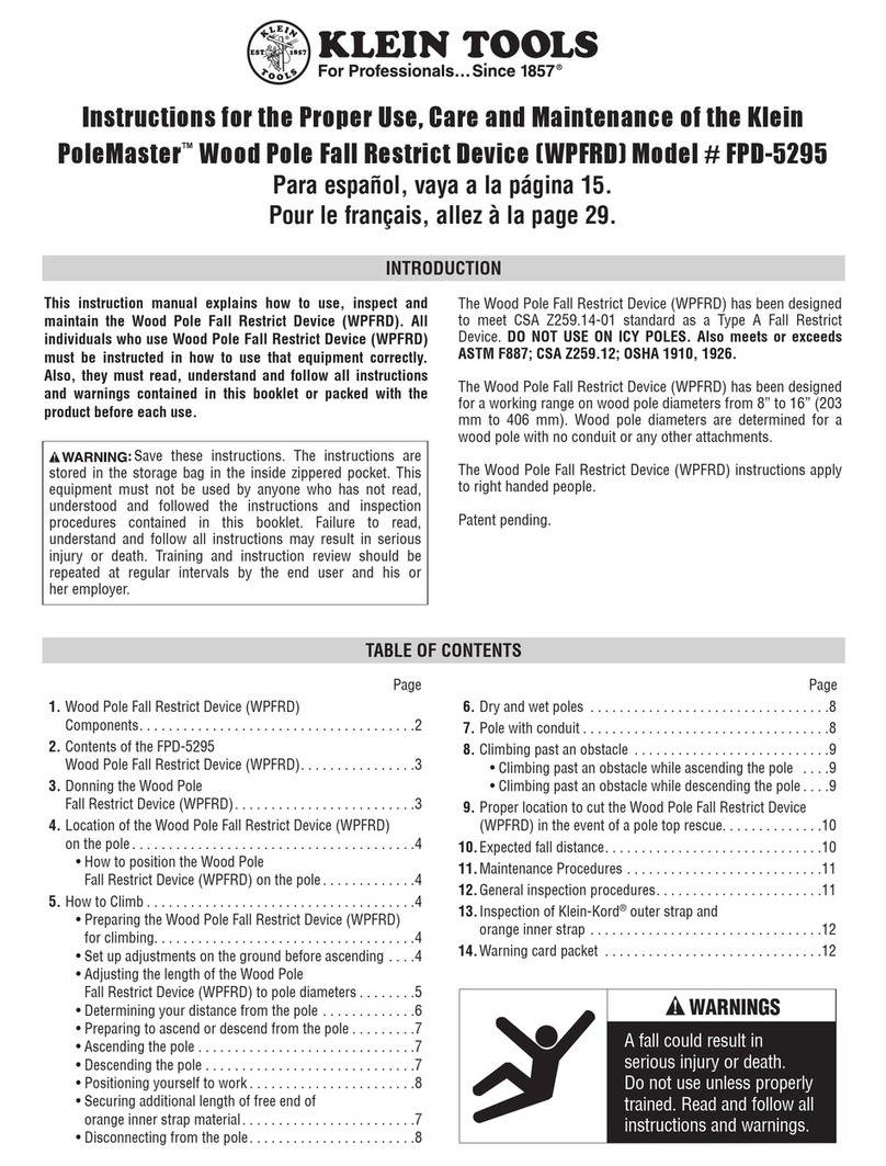 Klein Tools PoleMaster FPD-5295 instructions