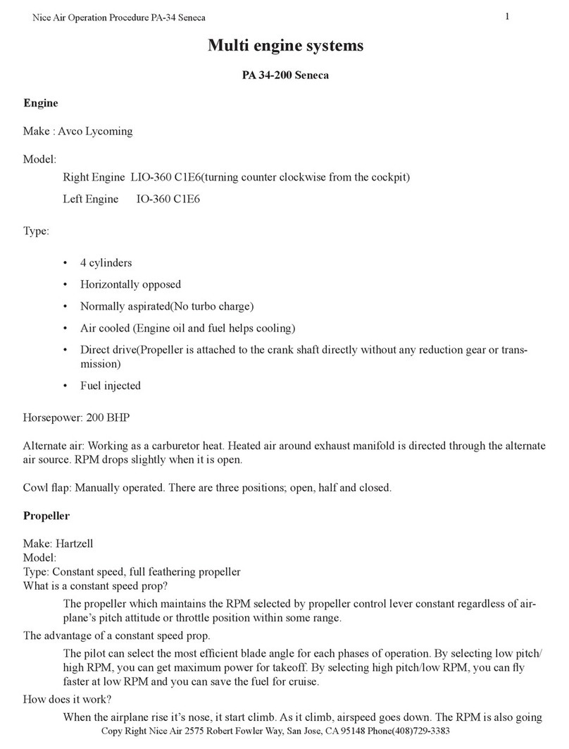 Piper Aircraft Corporation PA 34-200 Seneca User manual